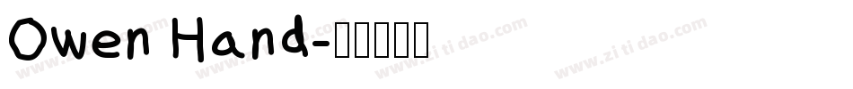 Owen Hand字体转换